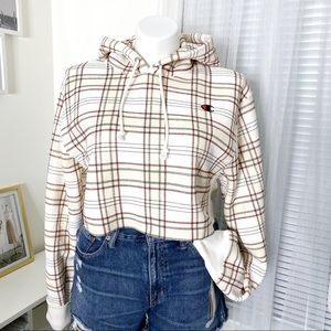 champion tartan hoodie